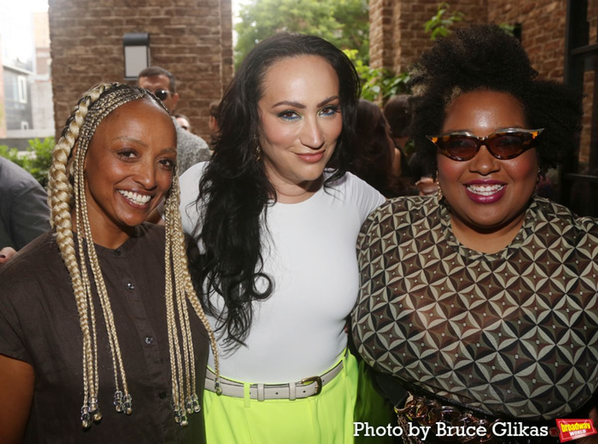 Asmeret Ghebremichael, Eden Espinosa and Celisse at 