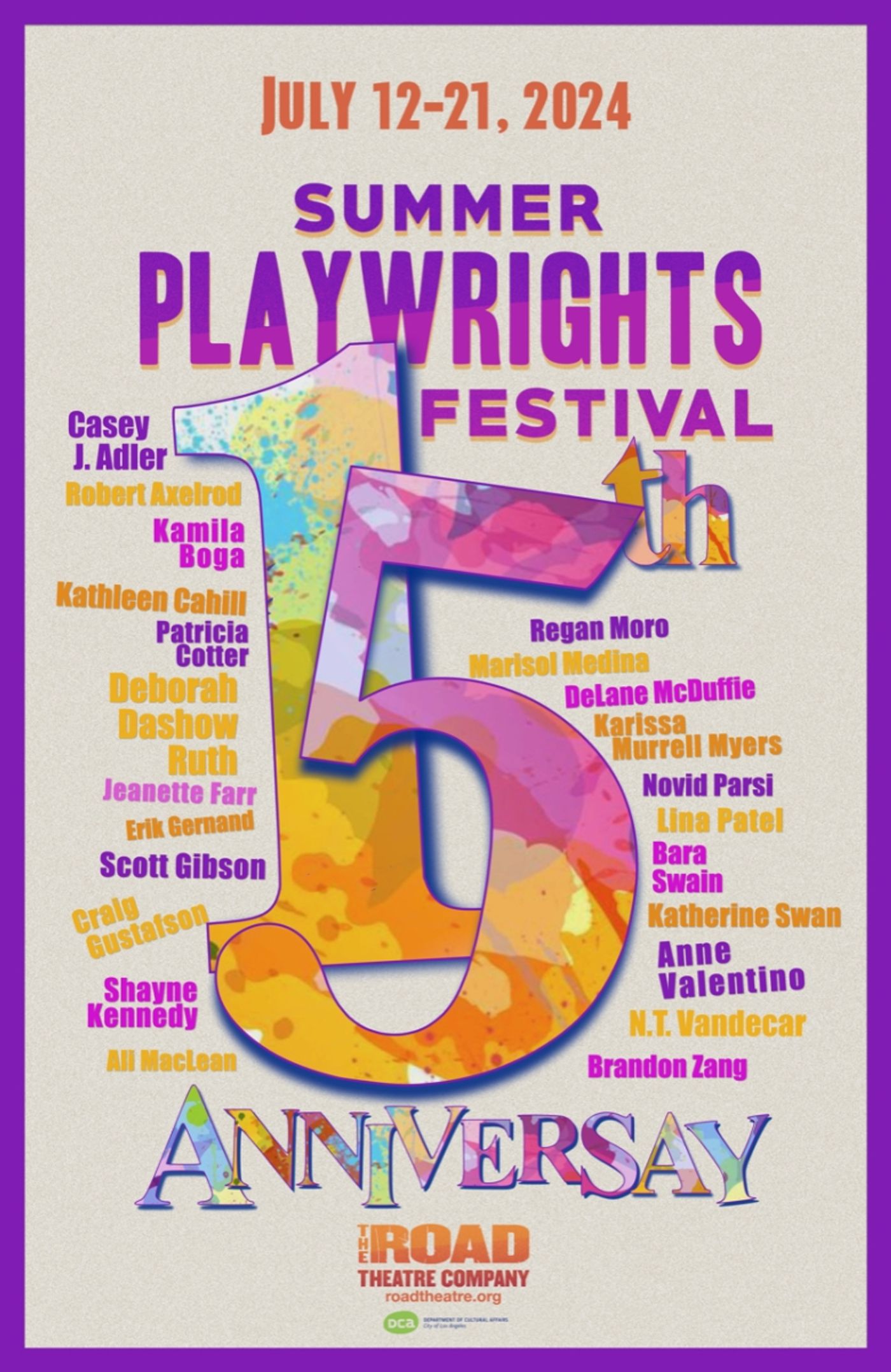 The Road Theatre Company to Present 15th Annual SUMMER PLAYWRIGHTS FESTIVAL  Image