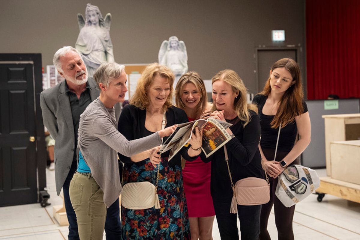 Tom Hewitt, McKinley Carter, Mary Ernster, Kayla Shipman, Jessica Molaskey and Bailee Endebrock at 