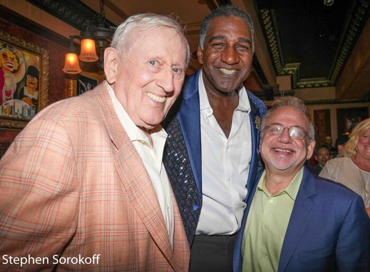 Len Cariou, Norm Lewis, Marc Shaiman at 