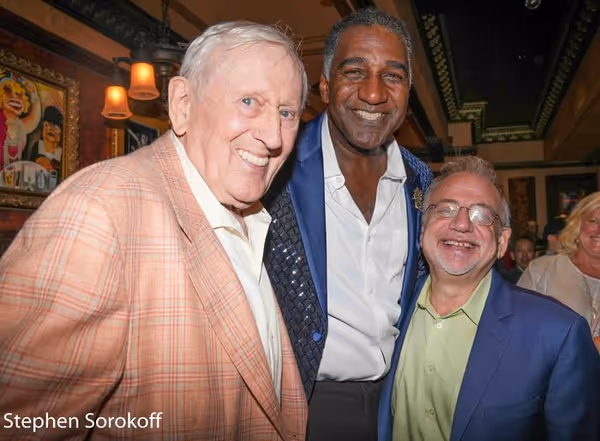Len Cariou, Norm Lewis, Marc Shaiman Photo