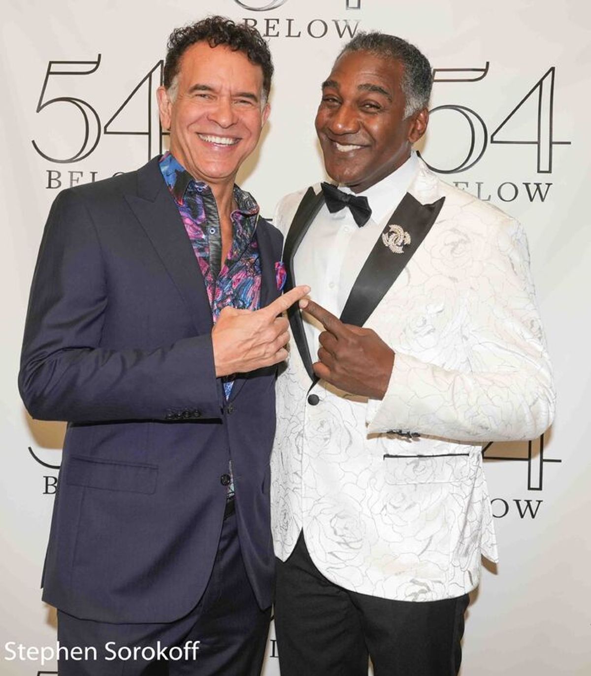 Brian Stokes Mitchell & Norm Lewis at 