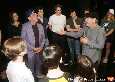 Des McAnuff, Billy Crystal and The Cast of "The Who's Tommy" Photo