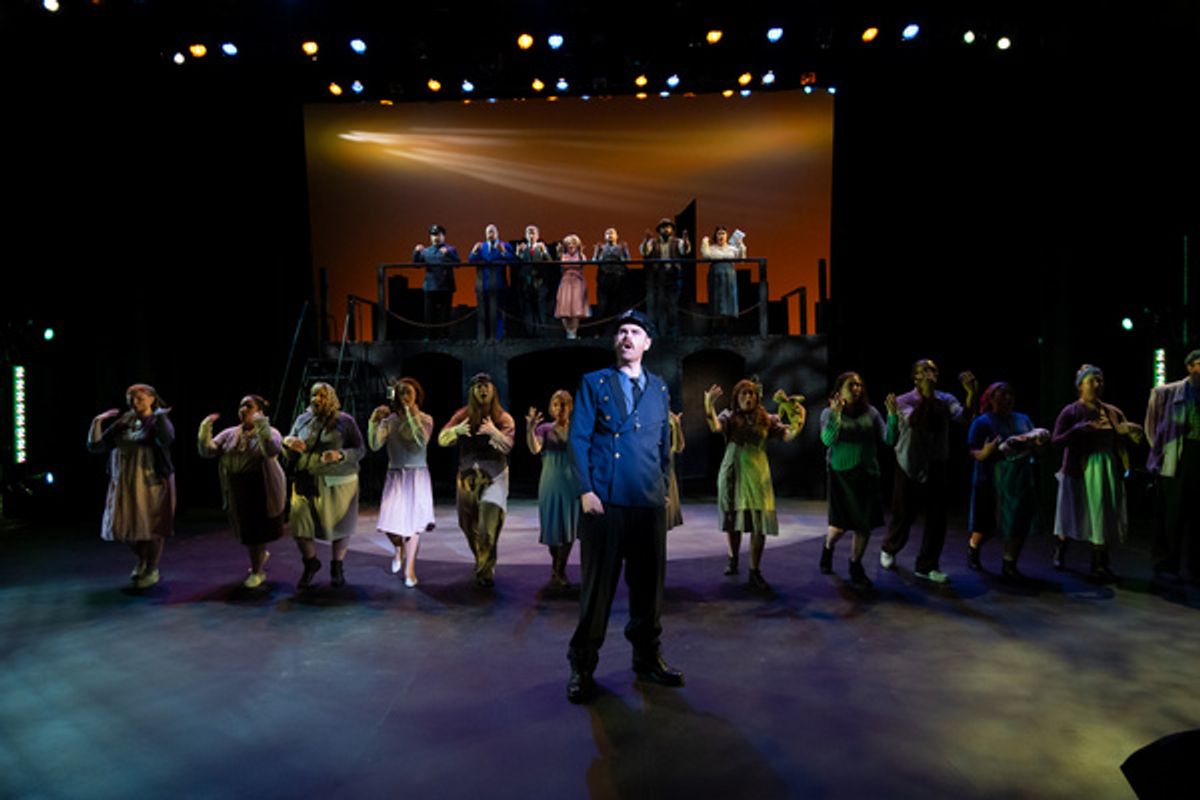 Joseph Brown and the cast  at 