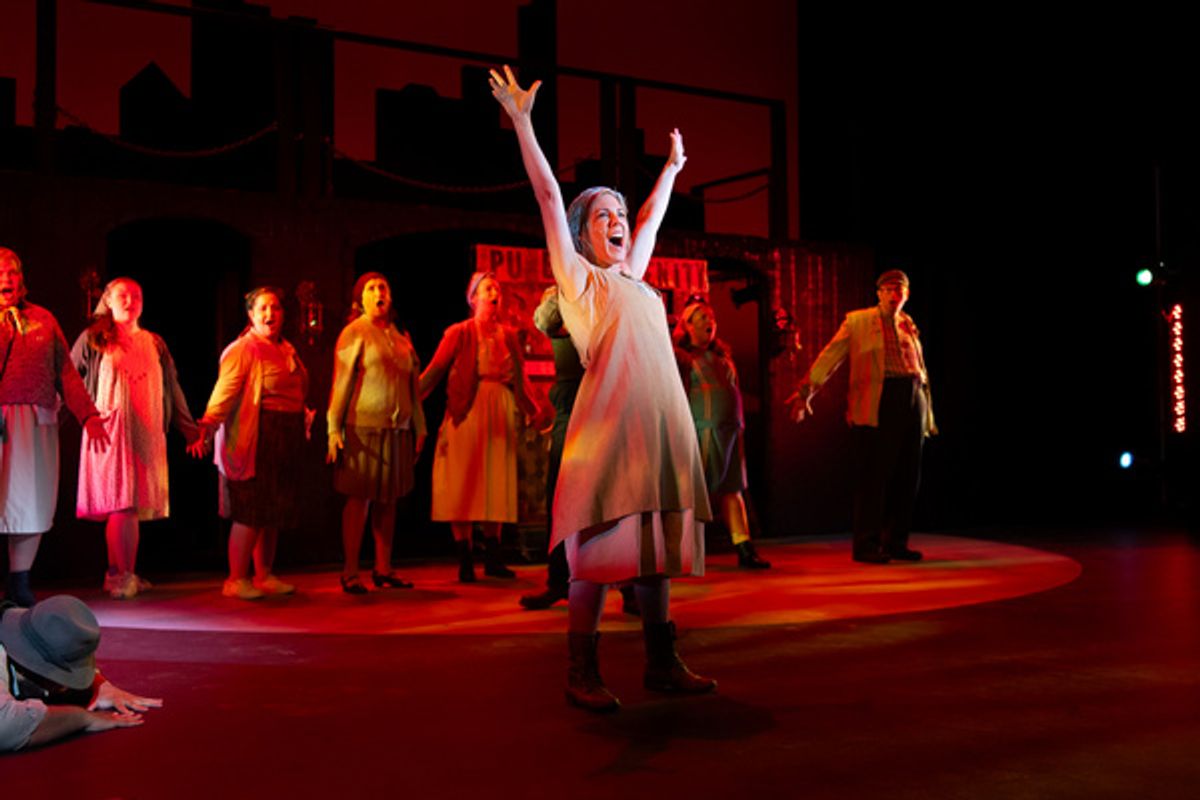 Joseph Brown and the cast  at 