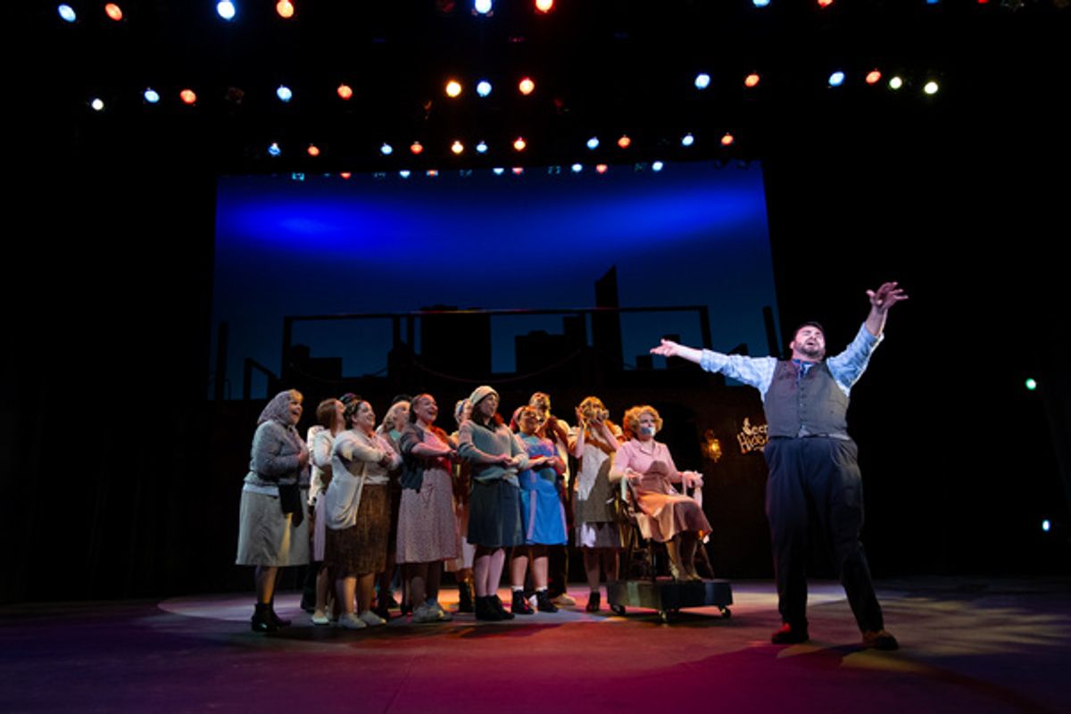 Matt Lucatamo and the cast at 