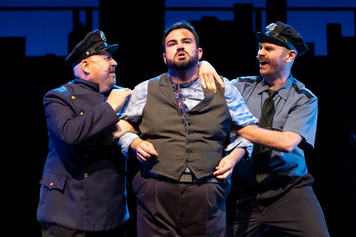 Bill Campbell, Matt Lucatamo and Joseph Brown  at 