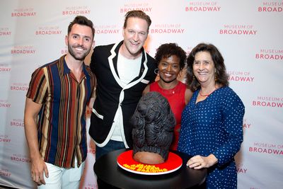 Evan Mayer, Jamie Forshaw, LaChanze, and Gigi Pritzker Photo