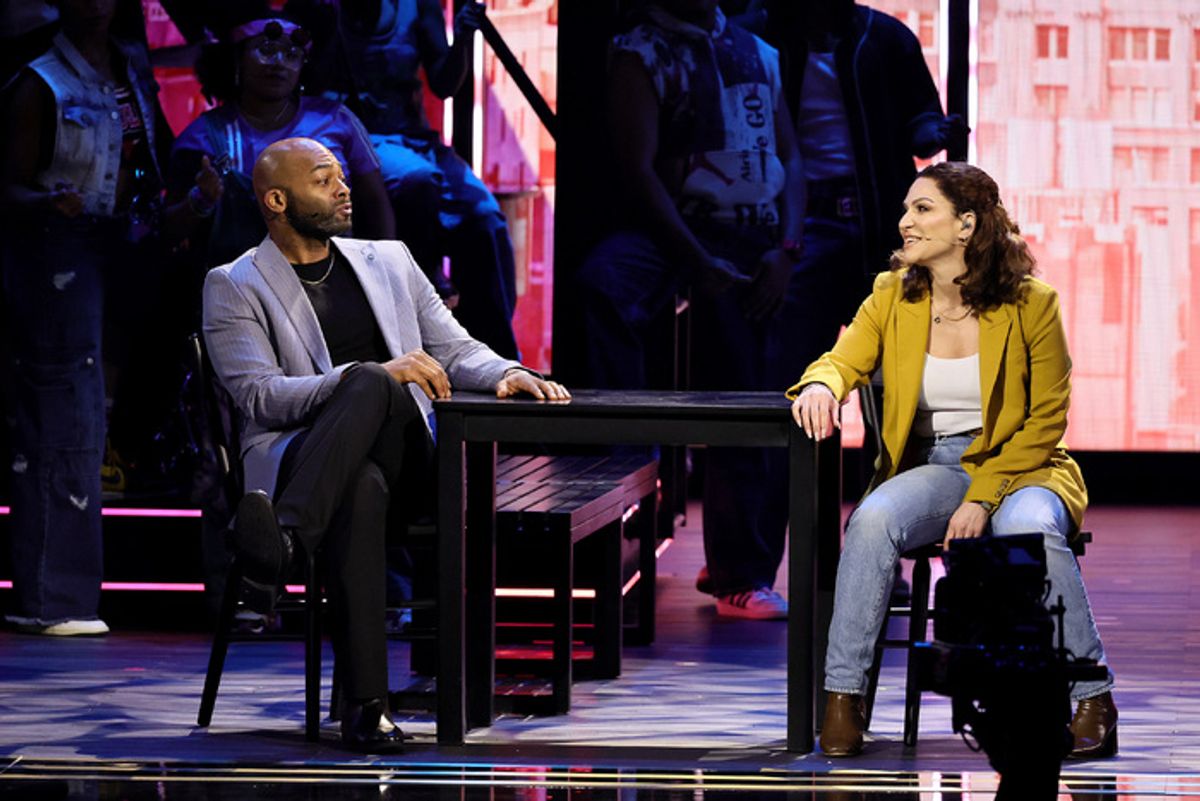  Brandon Victor Dixon and Shoshana Bean  at 