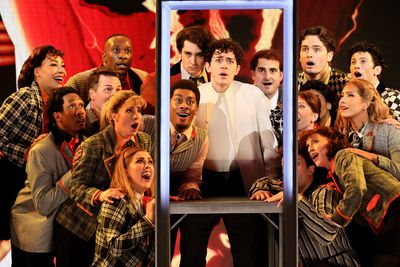Ali Louis Bourzgui and cast of The Who's Tommy Photo