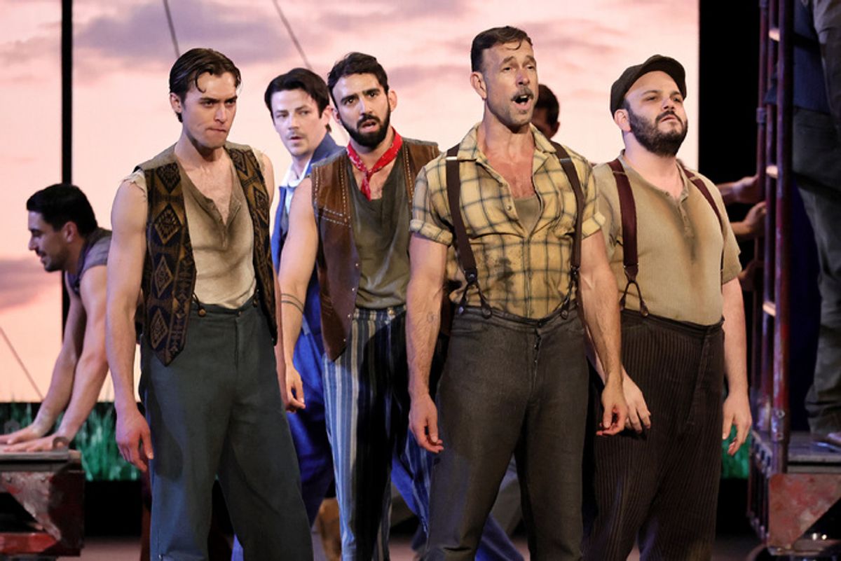 Wade McCollum and Water for Elephants cast at 