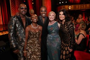 Emilio Sosa, Cynthia Erivo, Billy Porter, Heather Hitchens and Idina Menzel  Photo