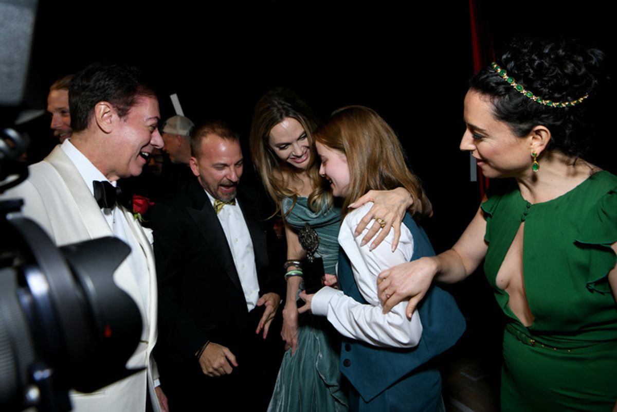 Angelina Jolie, Vivienne Jolie and Danya Taymor  at 