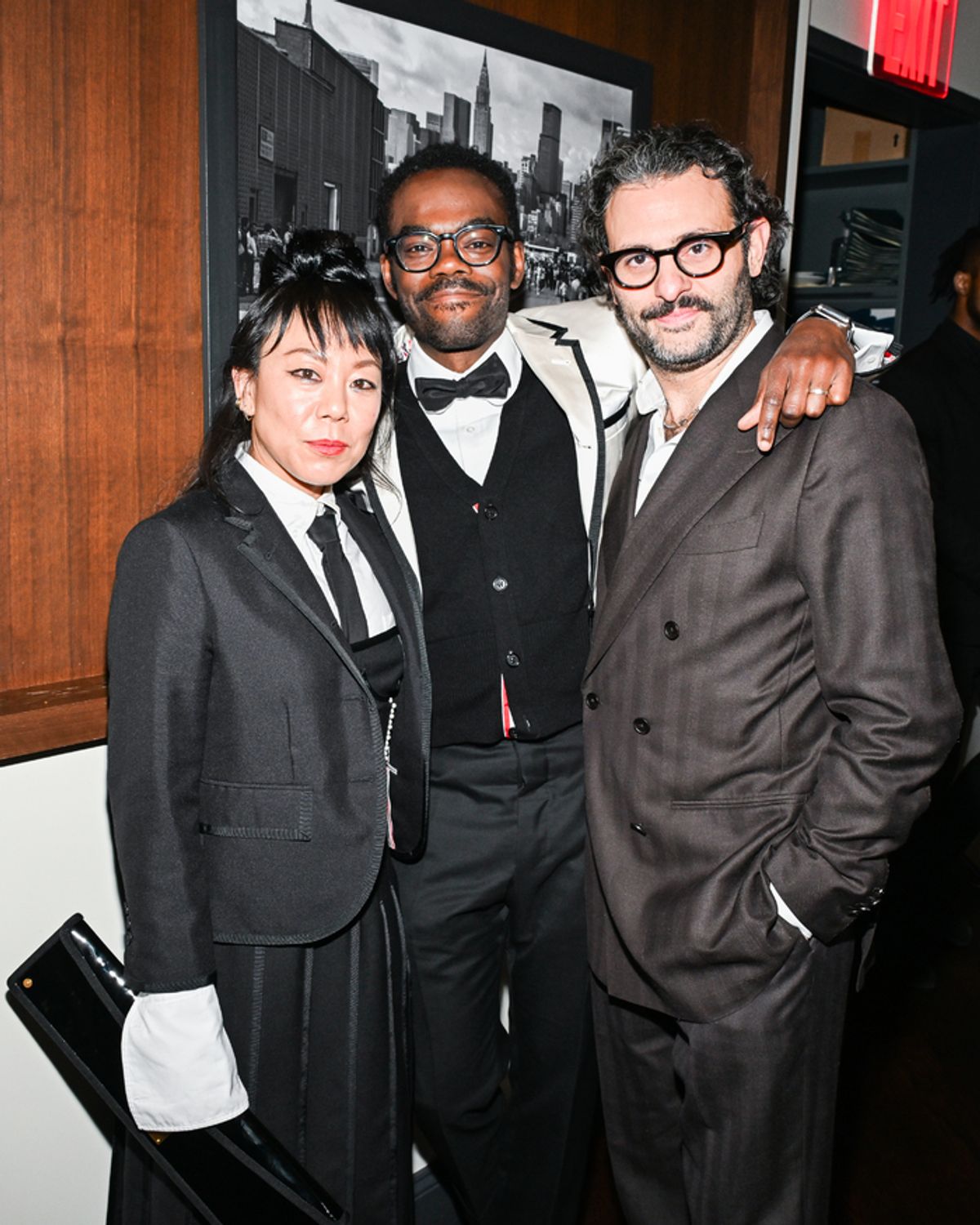 Ali Ahn, William Jackson Harper, Arian Moayed at 