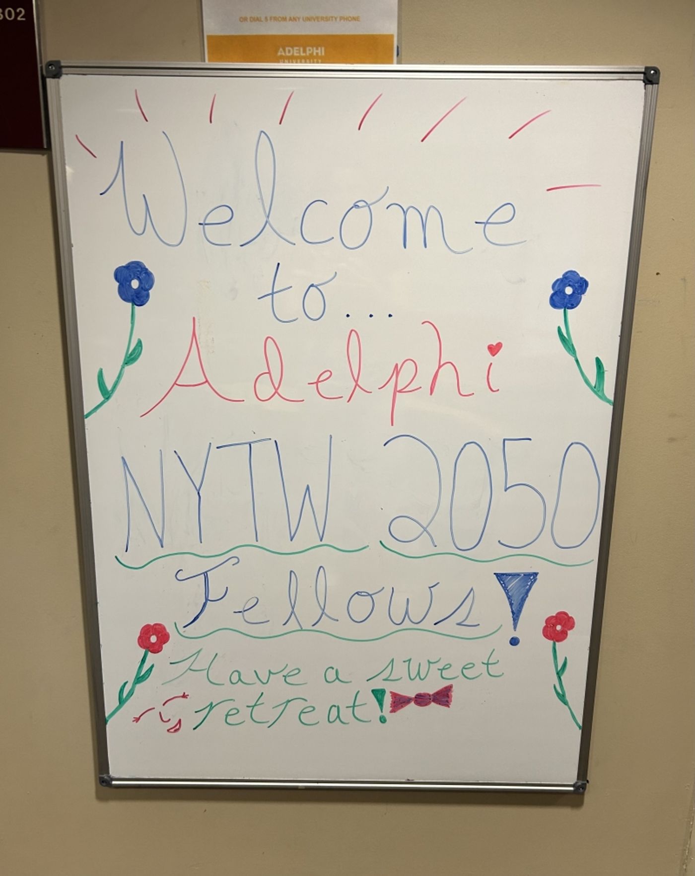 Student Blog: What is it Like to Do an Internship at Your Own College? NYTW Adelphi Residency!  Image