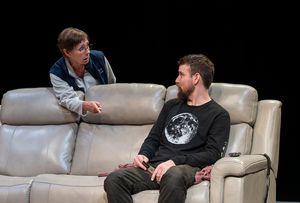 Laurie Metcalf and Micah Stock Photo