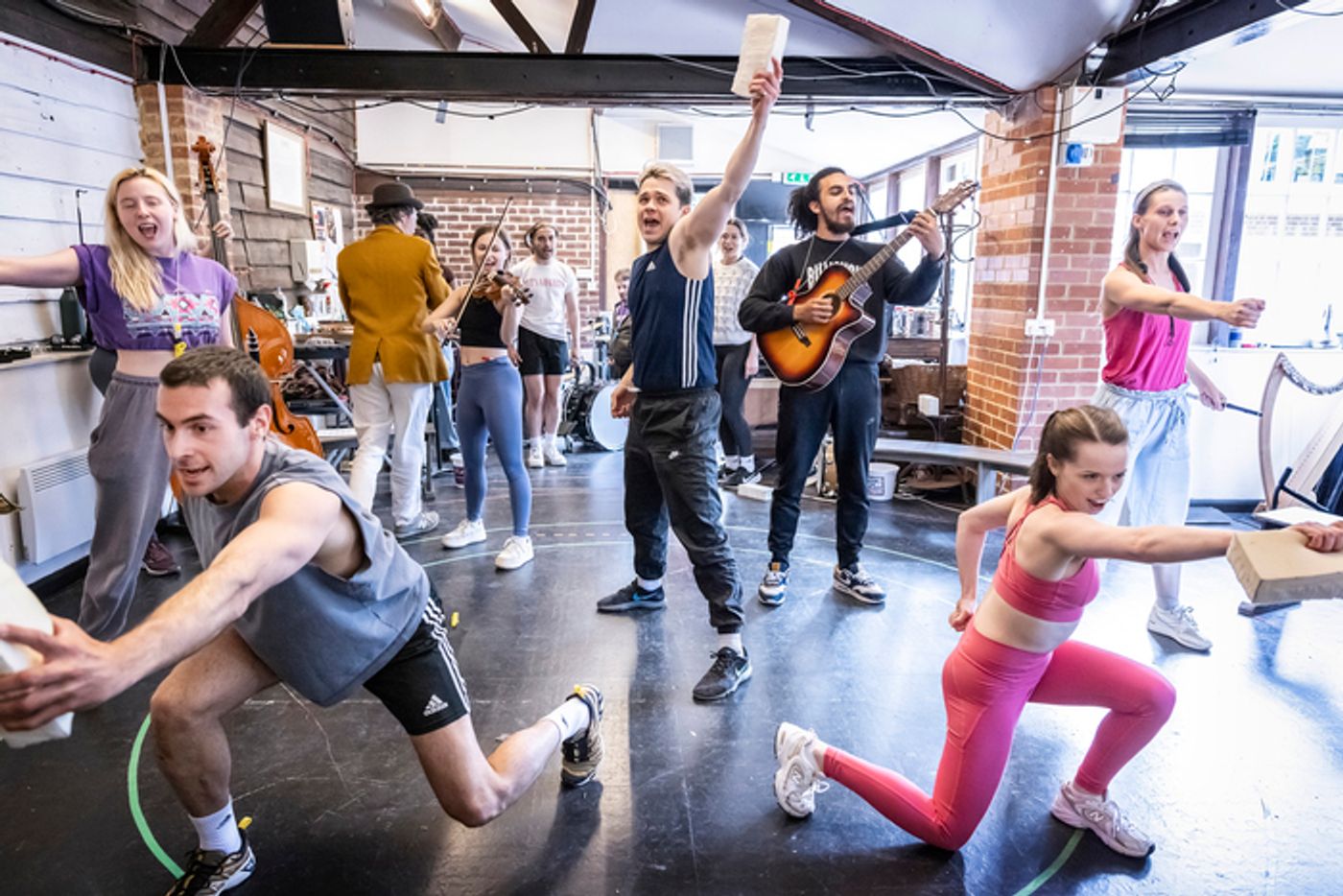 Photos: Go Inside Rehearsal for the BARNUM At Watermill Theatre  Image