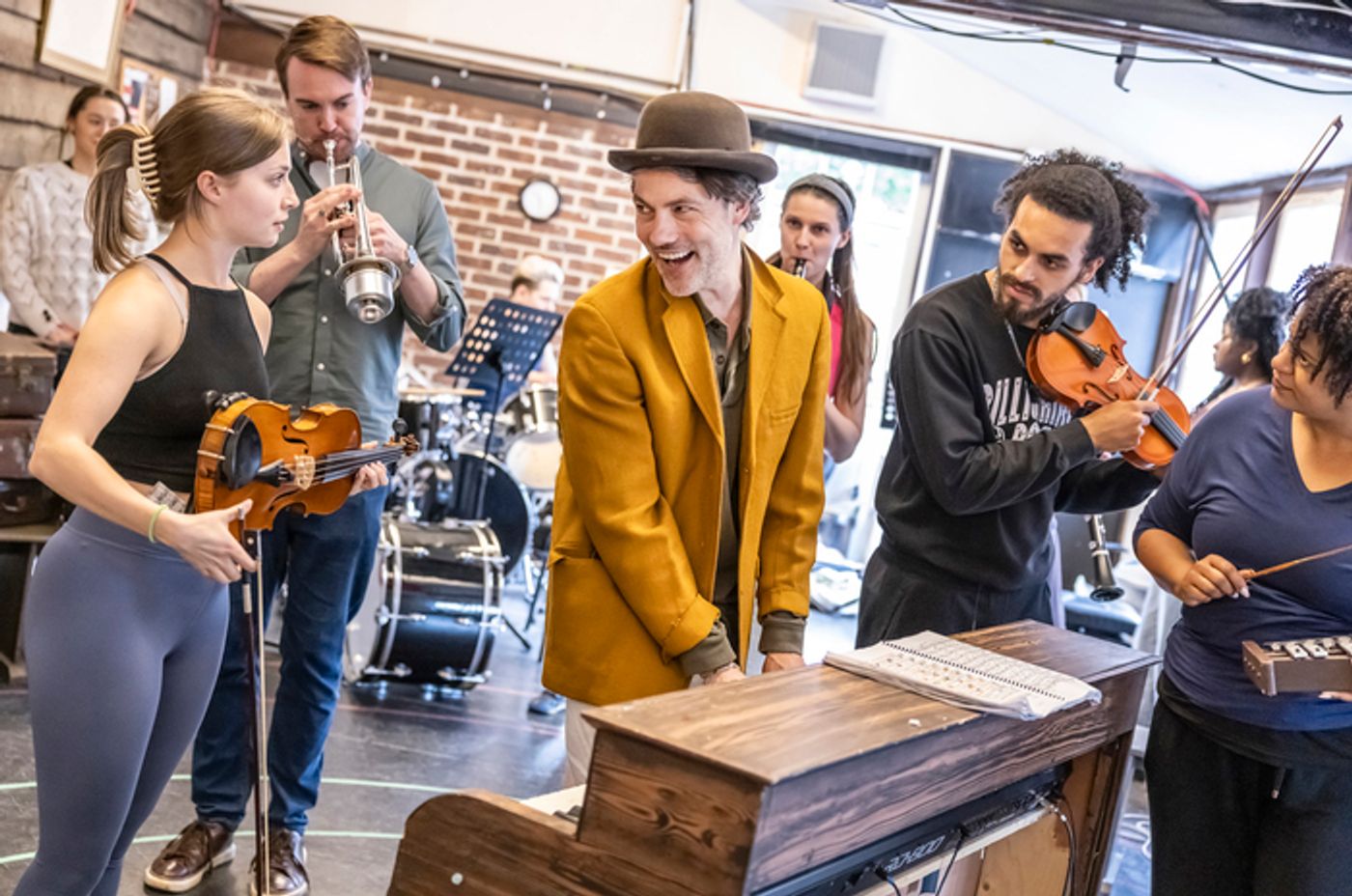 Photos: Go Inside Rehearsal for the BARNUM At Watermill Theatre  Image