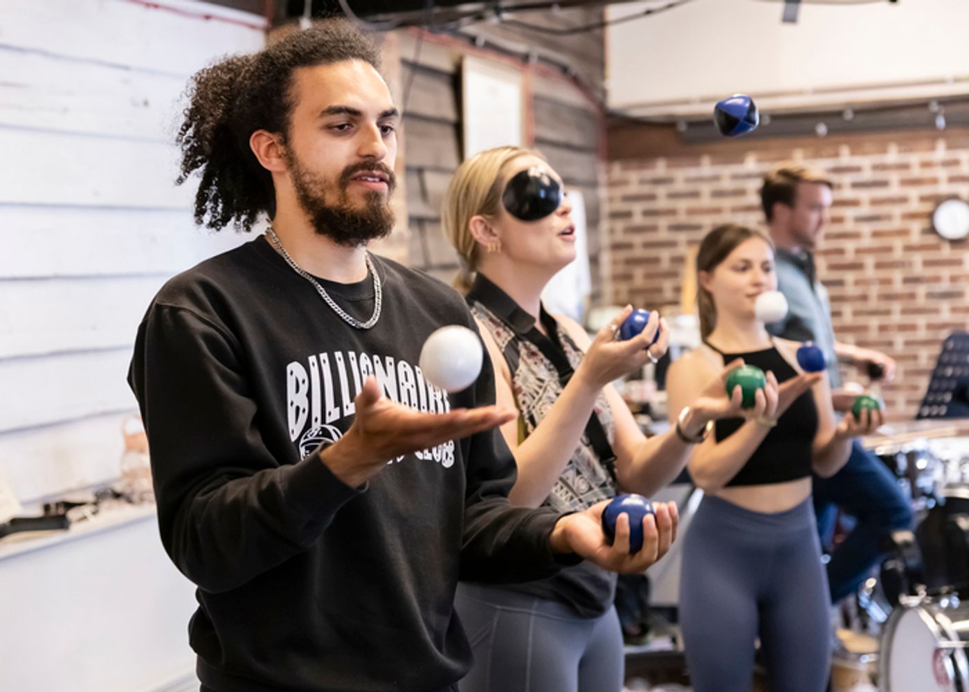 Photos: Go Inside Rehearsal for the BARNUM At Watermill Theatre  Image