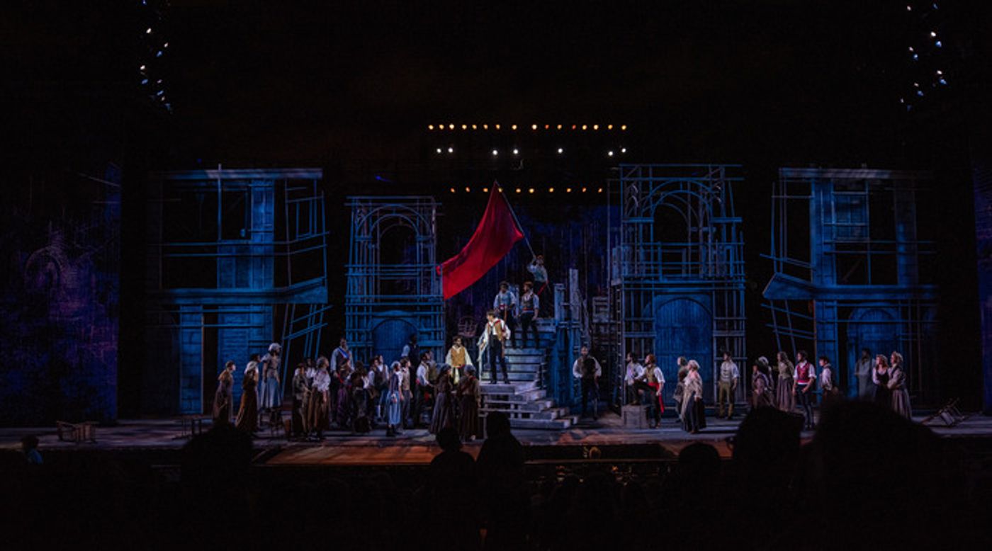 Exclusive Photos: See John Riddle, Jordan Donica & Teal Wicks in LES MISERABLES at The Muny  Image