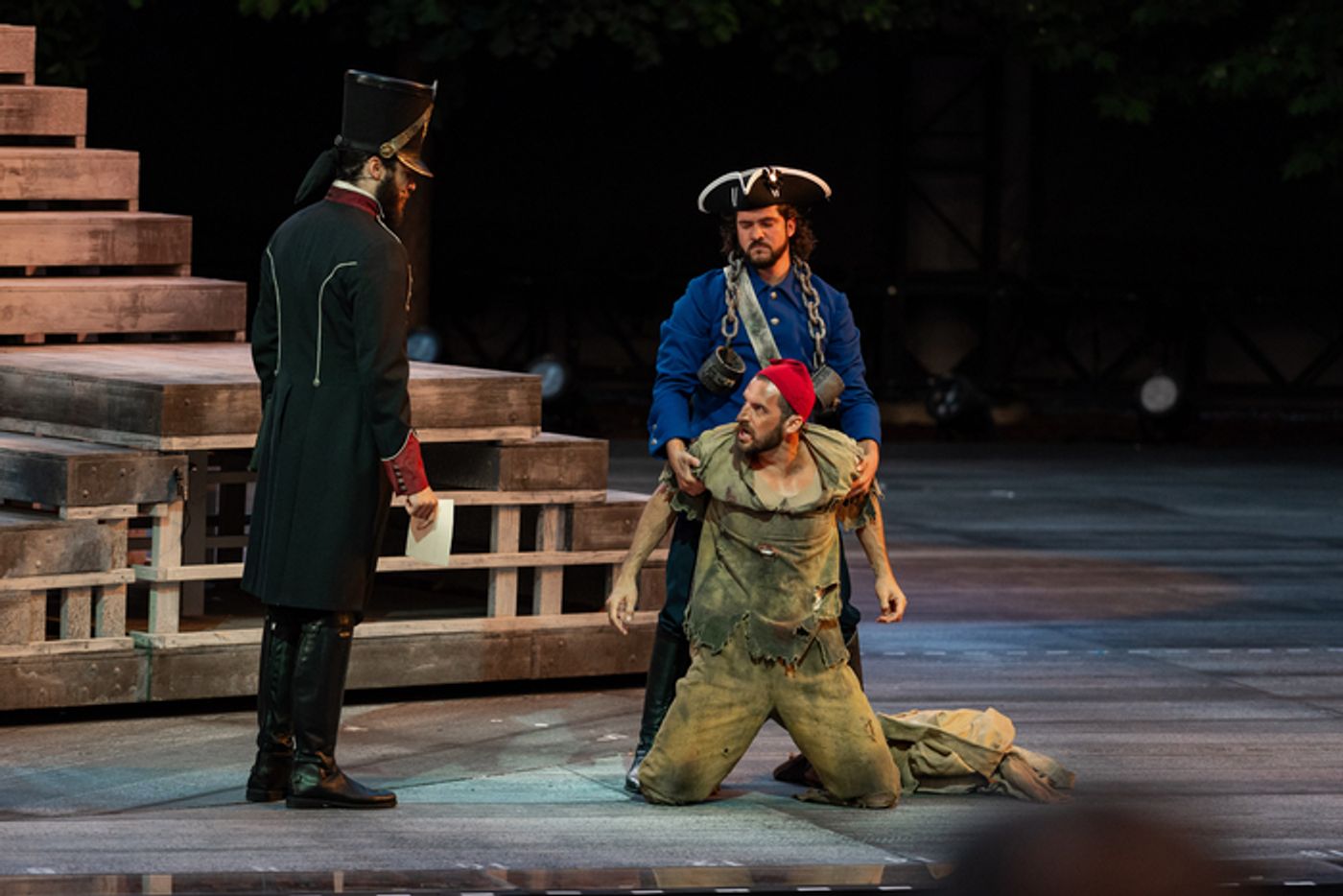 Exclusive Photos: See John Riddle, Jordan Donica & Teal Wicks in LES MISERABLES at The Muny  Image