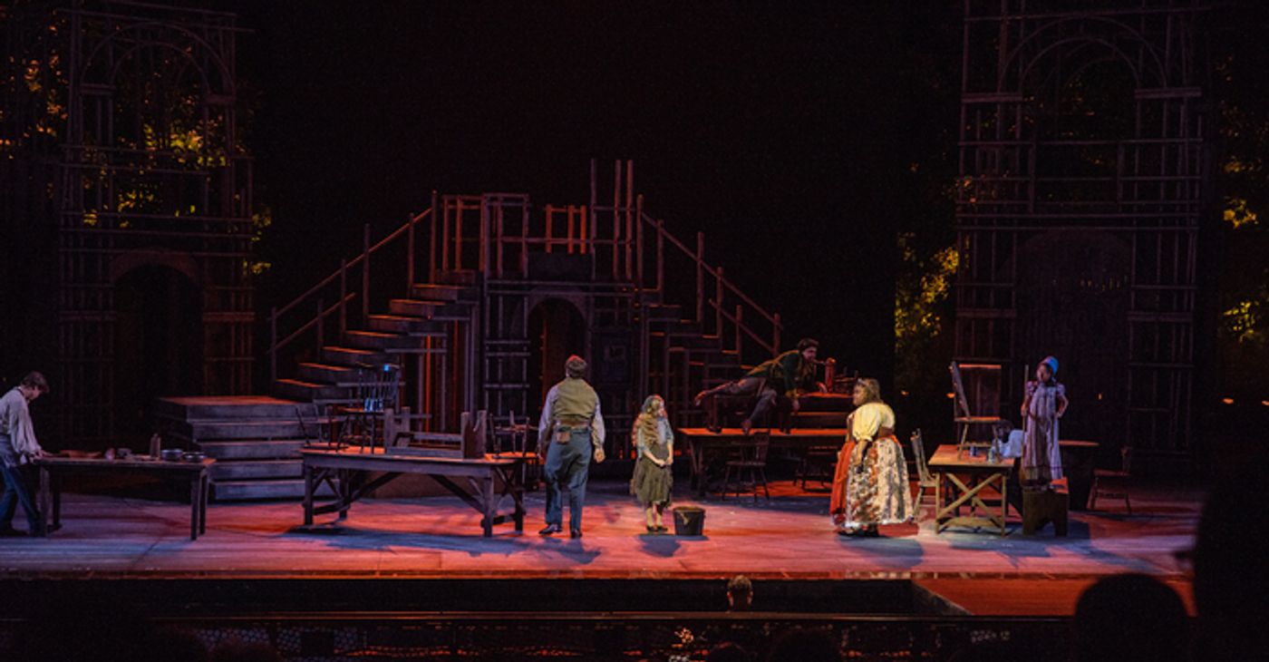 Exclusive Photos: See John Riddle, Jordan Donica & Teal Wicks in LES MISERABLES at The Muny  Image