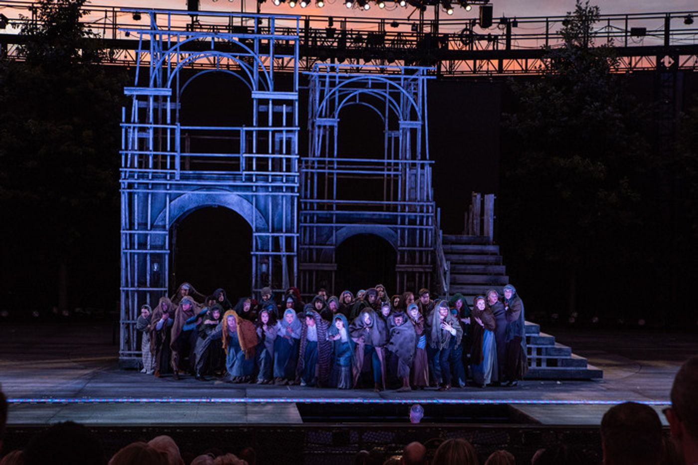 Exclusive Photos: See John Riddle, Jordan Donica & Teal Wicks in LES MISERABLES at The Muny  Image