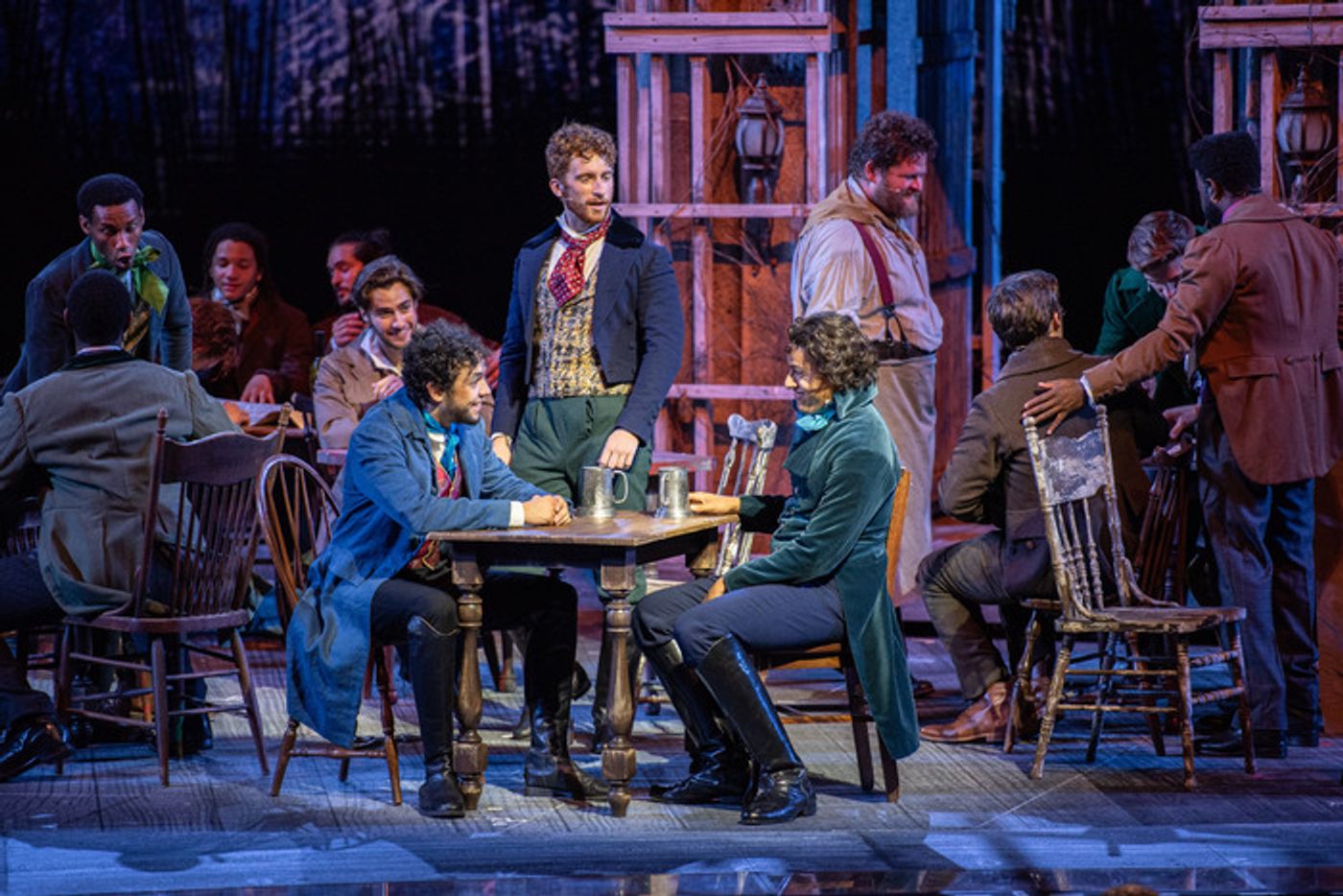 Exclusive Photos: See John Riddle, Jordan Donica & Teal Wicks in LES MISERABLES at The Muny  Image