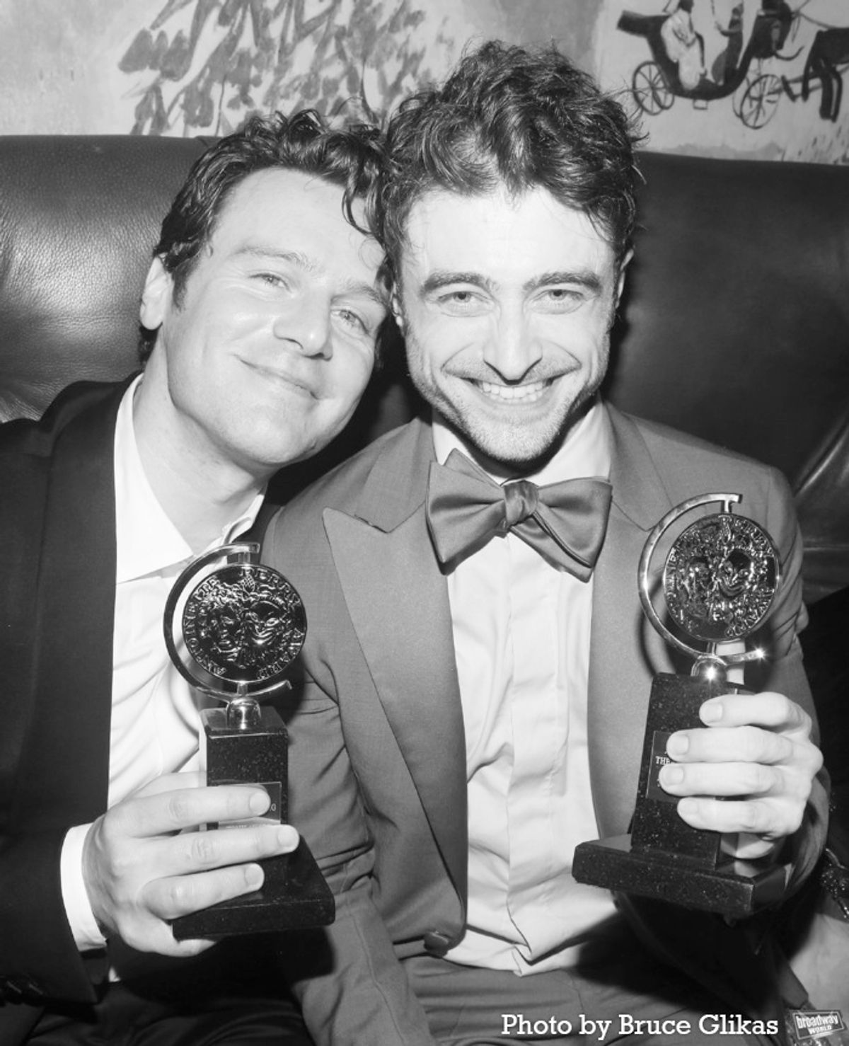Jonathan Groff and Daniel Radcliffe at 