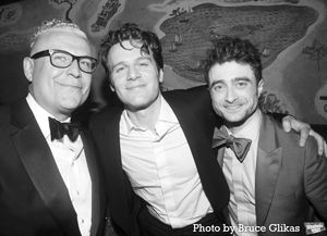 Rick Miramontez, Jonathan Groff and Daniel Radcliffe @ BroadwayWorld Rick Miramontez, Jonathan Groff and Daniel Radcliffe Photo