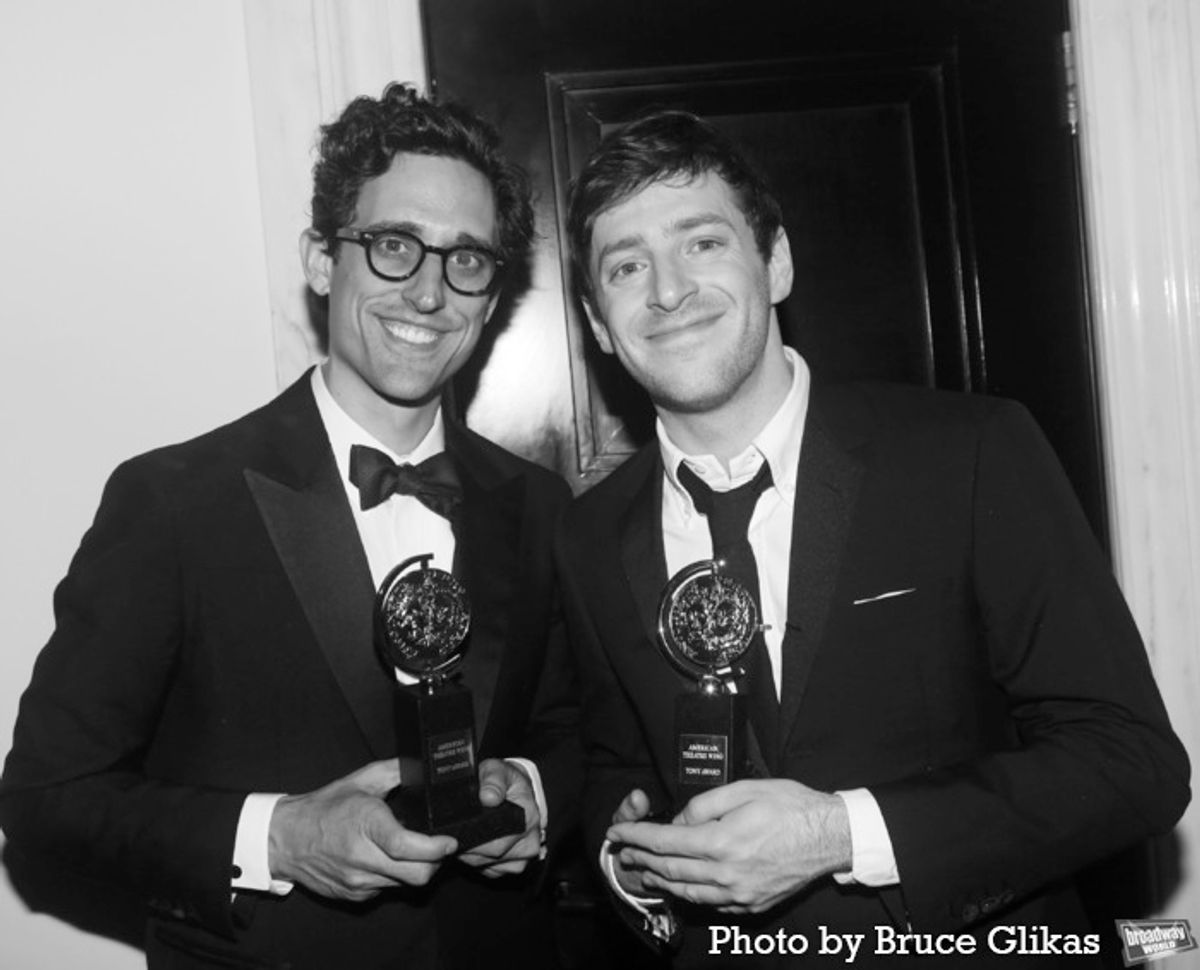 Justin Peck and Alex Edelman at 