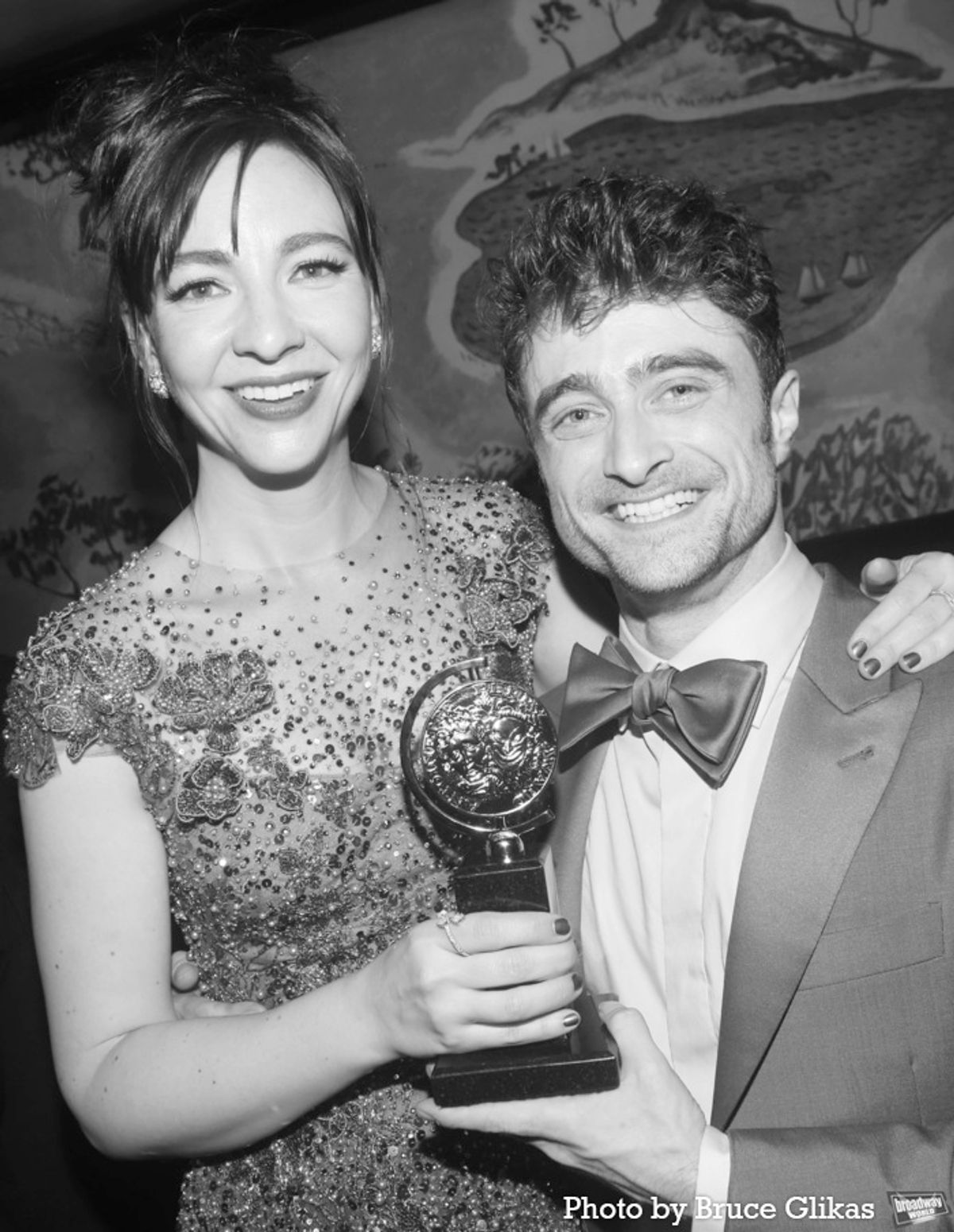 Erin Darke and Daniel Radcliffe at 