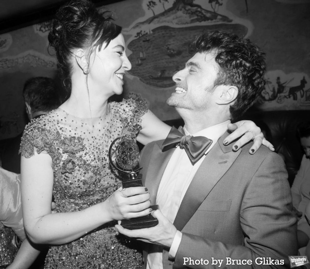 Erin Darke and Daniel Radcliffe at 