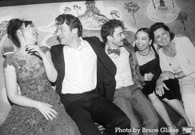 Erin Darke, Jonathan Groff, Daniel Radcliffe, Leana Rae Concepcion and Sandy Binion Photo