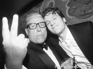 Rick Miramontez and Jonathan Groff @ BroadwayWorld Rick Miramontez and Jonathan Groff Photo