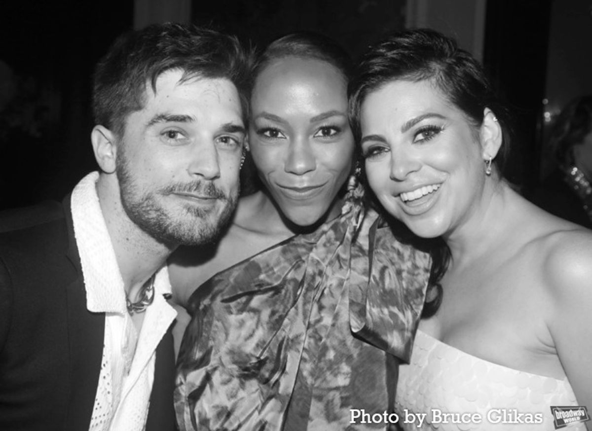 Andy Mientus, Nikki M. James and Krysta Rodriguez at 