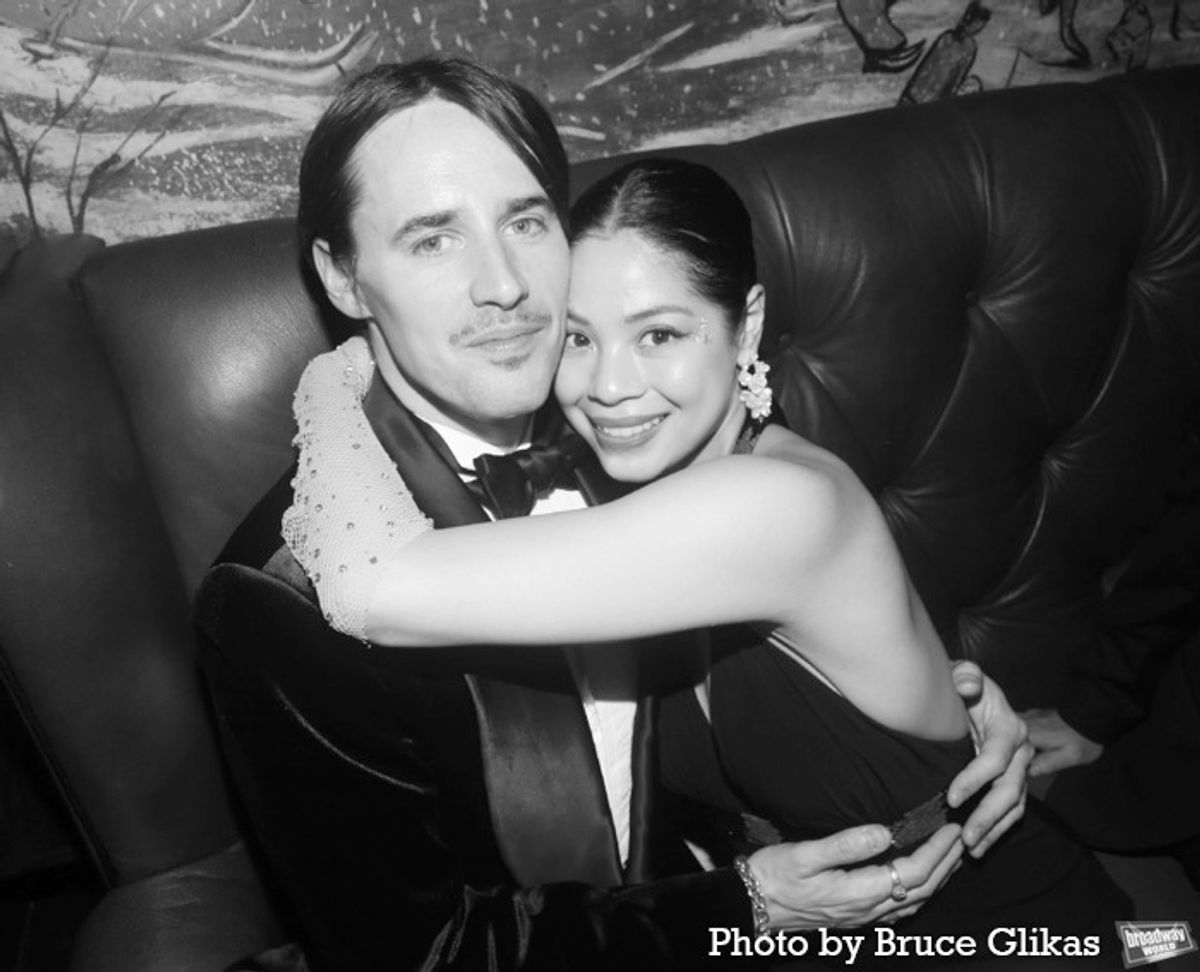 Reeve Carney and Eva Noblezada at 