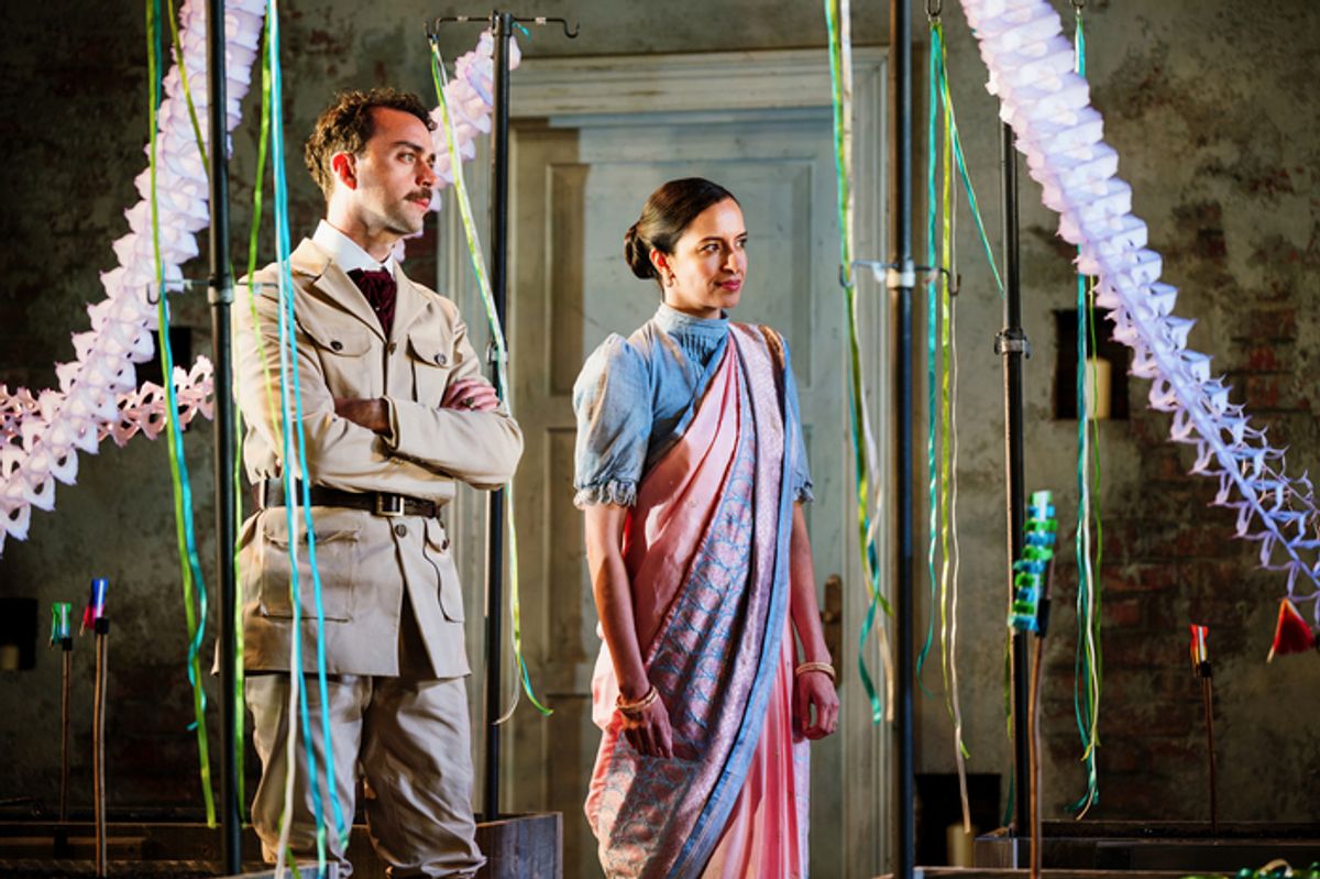 Patrick Osborne (Captain Lennox) & Avita Jay (Champa)  at 