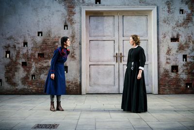 Hannah Khalique-Brown (Mary Lennox) & Amanda Hadingue (Mrs. Medlock) Photo