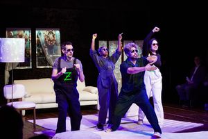 Andrew Leeds, Kayla Davion, Heath Saunders, and Kathryn Gallagher  Photo