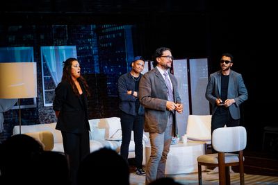 Angelique Cabral, Ryan Jamaal Swain, Will Swenson and Jakeim Hart  Photo