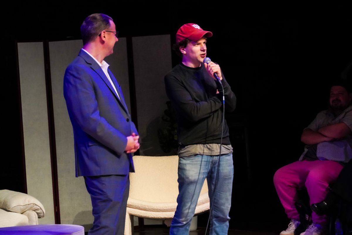 Colin Cosell  and Jesse Eisenberg at 