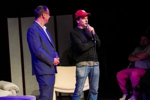 Colin Cosell and Jesse Eisenberg @ BroadwayWorld Colin Cosell and Jesse Eisenberg Photo