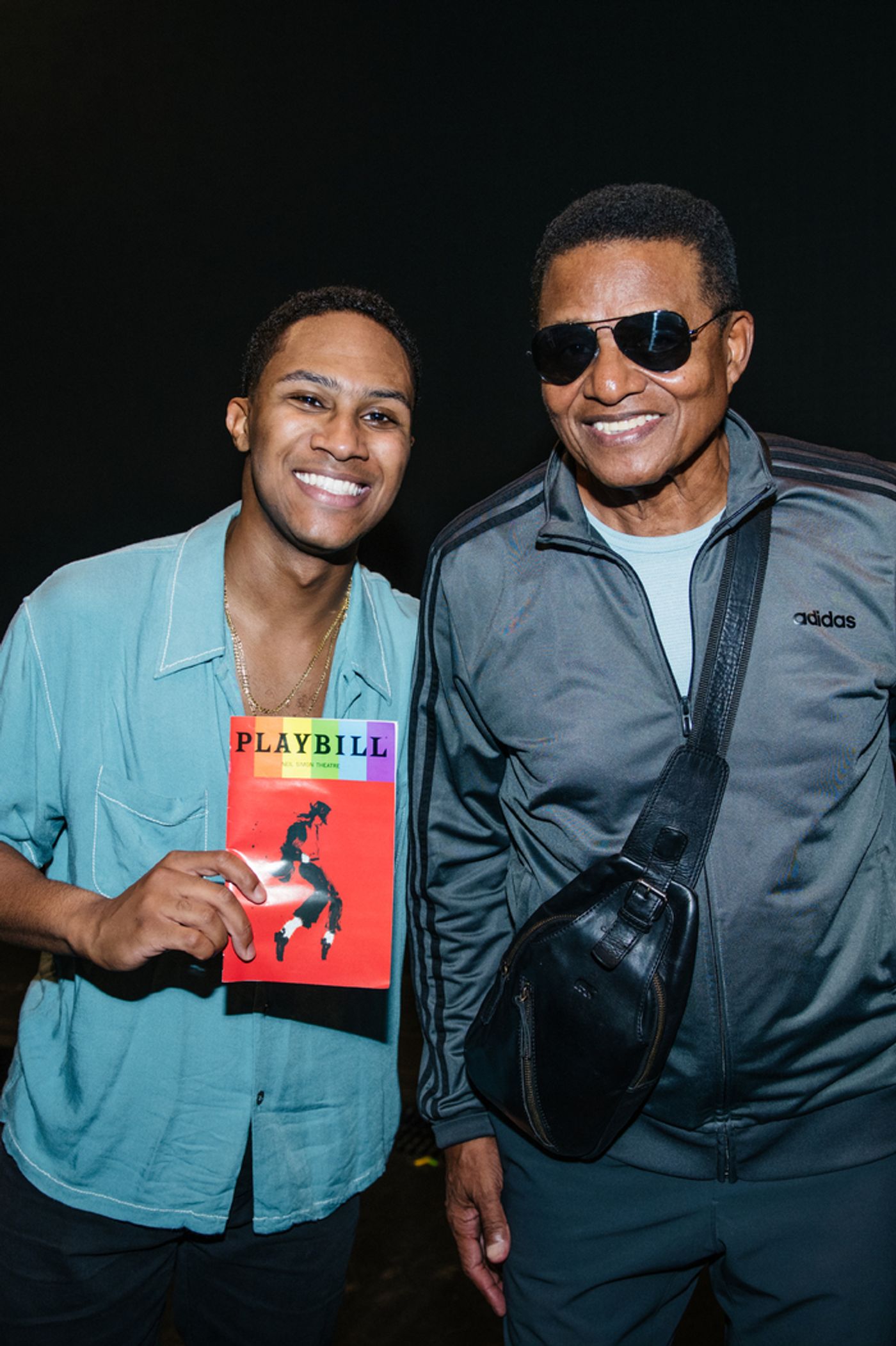 Photos: Jackie Jackson Visits MJ on Broadway  Image