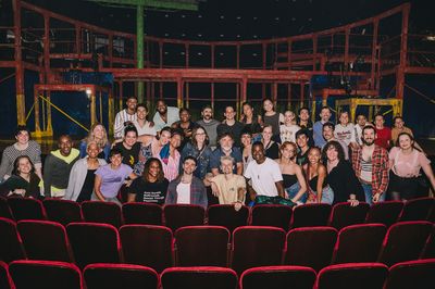 Tina Fey, Jeff Richmond and the company of Illinoise Photo