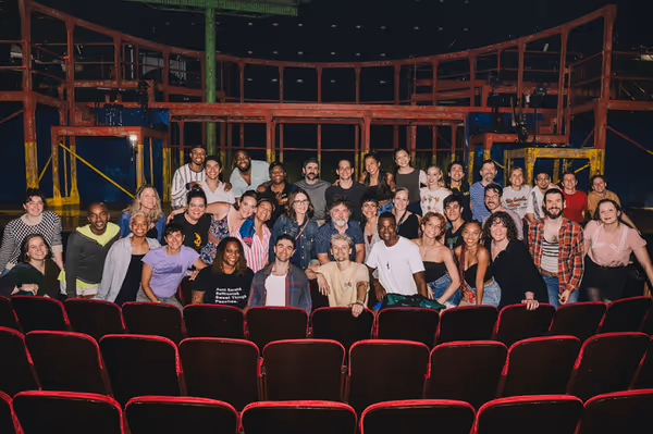 Tina Fey, Jeff Richmond and the company of Illinoise Photo
