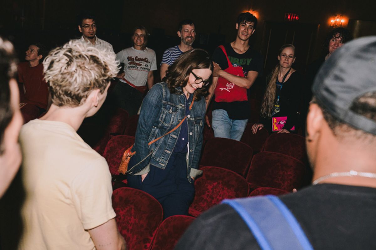 Tina Fey with the company of Illinoise  at 