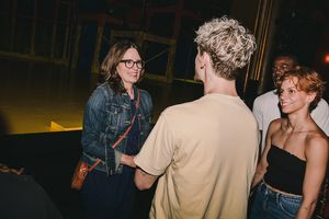 Tina Fey with the cast of Illinoise Photo