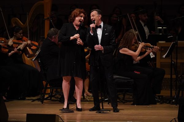 Klea Blackhurst, Jim Caruso Photo
