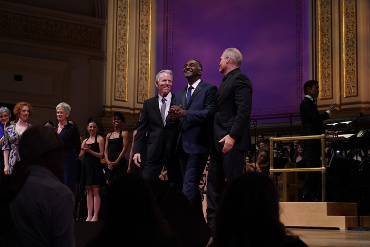 Dana Moore, Ruth Gottschall, Michele Pawk, Julianna Brown, Erin N. Moore, Stephen Bogardus, Norm Lewis, Marc Kudisch at 